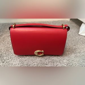 Coach Bandit Shoulder Bag Red NEW! Offers welcome